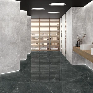 Image 3 of Soapstone Silver Matte 12" x 12" SOAPSILVMOM Centura Square Mosaic Tiles sold at Floors & Baths Pro's