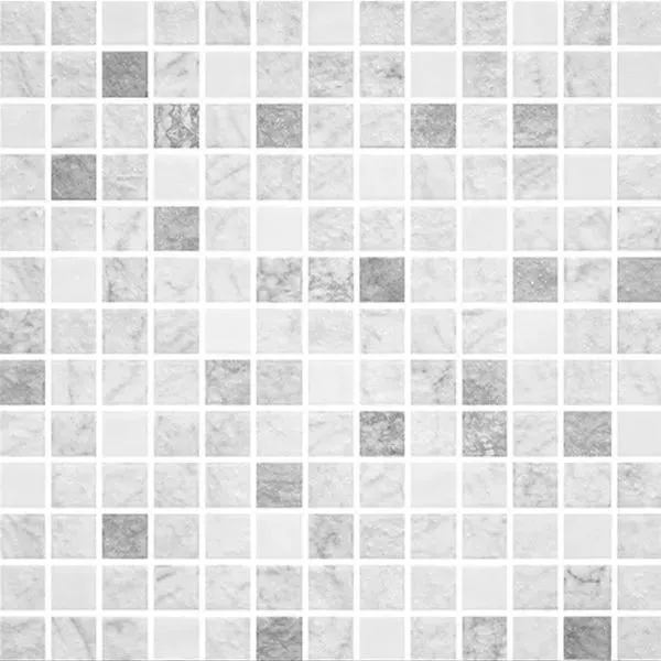 Essence Matte Carrara Grey 12" x 12" (6.24 sqft/box) ESS2002692 Centura Square Mosaic Tiles