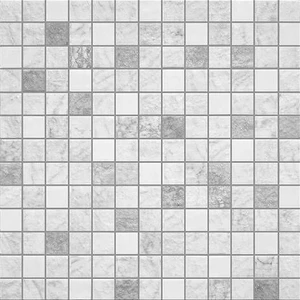 Image 2 of Essence Matte Carrara Grey 12" x 12" (6.24 sqft/box) ESS2002692 Centura Square Mosaic Tiles sold at Floors & Baths Pro's