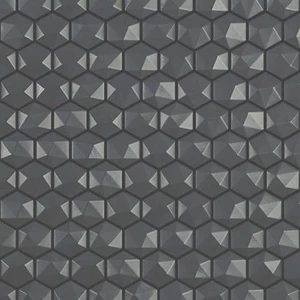 Image 2 of Edna Hexagon Grey Matte 12" x 12" HEX908D Centura Hexagon Mosaic Tiles sold at Floors & Baths Pro's