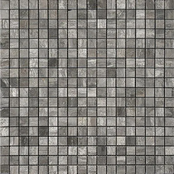 Terra Marble Metalicus Square Polished 12" x 12" MESQ Centura Square Mosaic Tiles