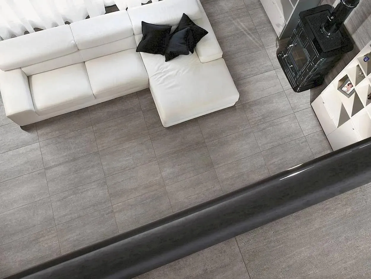 Stark Antracite Matte 12" x 12" SKANMO22 Centura Square Mosaic Tiles