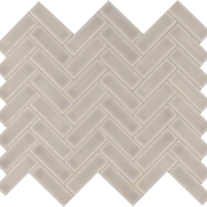 Portico Pearl Beige Glossy 11-1/2" x 12-1/2" SMOT-PT-PORPEA-HB MSI Surfaces Rectangle Mosaic Tiles | Floors & Baths Pro's