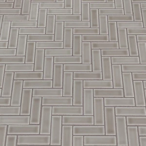 Image 5 of Dove Gray-Light Glossy 11-1/2" x 12-1/2" SMOT-PT-DG-HB MSI Surfaces Rectangle Mosaic Tiles sold at Floors & Baths Pro's