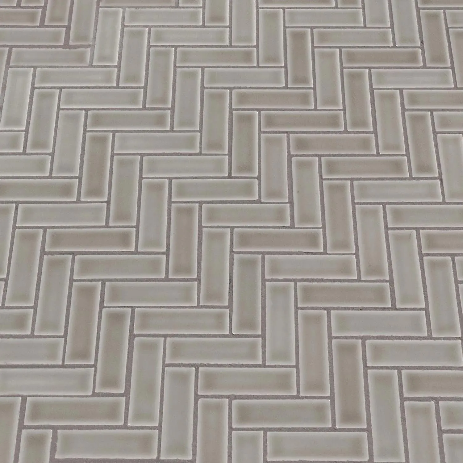 Dove Gray-Light Glossy 11-1/2" x 12-1/2" SMOT-PT-DG-HB MSI Surfaces Rectangle Mosaic Tiles
