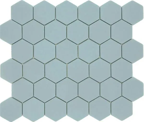 Pan Dan Carta Matte 11" x 12" ESCARTA48 Centura Hexagon Mosaic Tiles