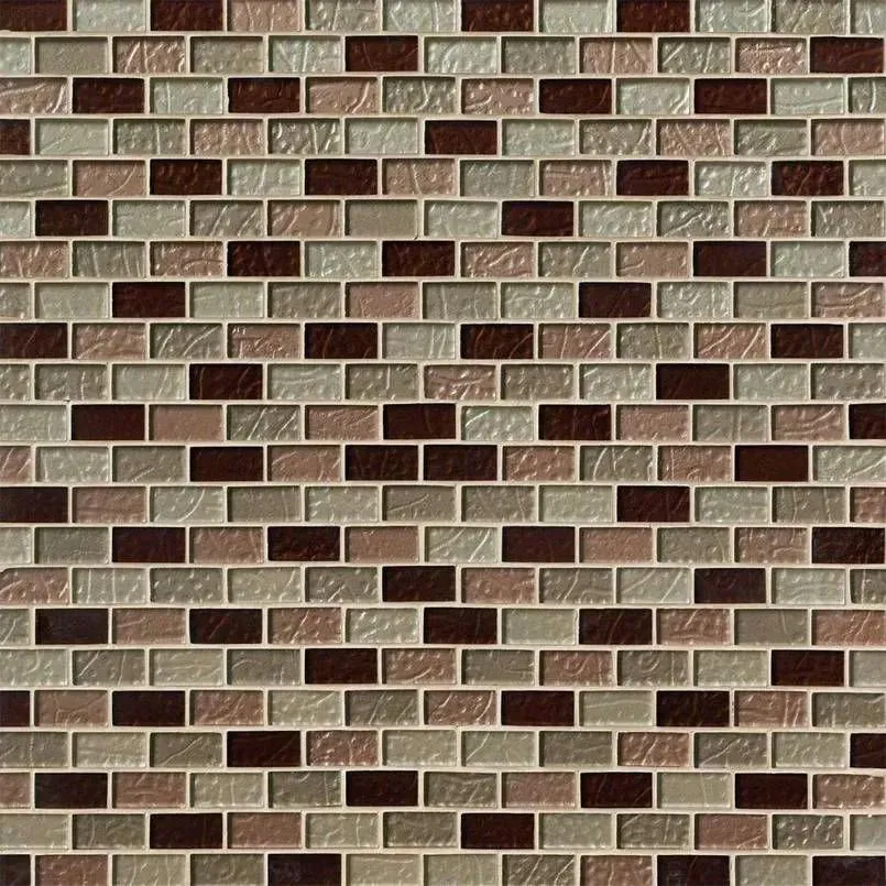 Ayres Blend 12" x 12" SMOT-GLBRK-AB8M MSI Surfaces Rectangle Mosaic Tiles