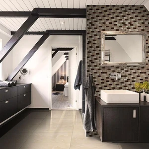 Image 3 of Ayres Blend 12" x 12" SMOT-GLBRK-AB8M MSI Surfaces Rectangle Mosaic Tiles sold at Floors & Baths Pro's