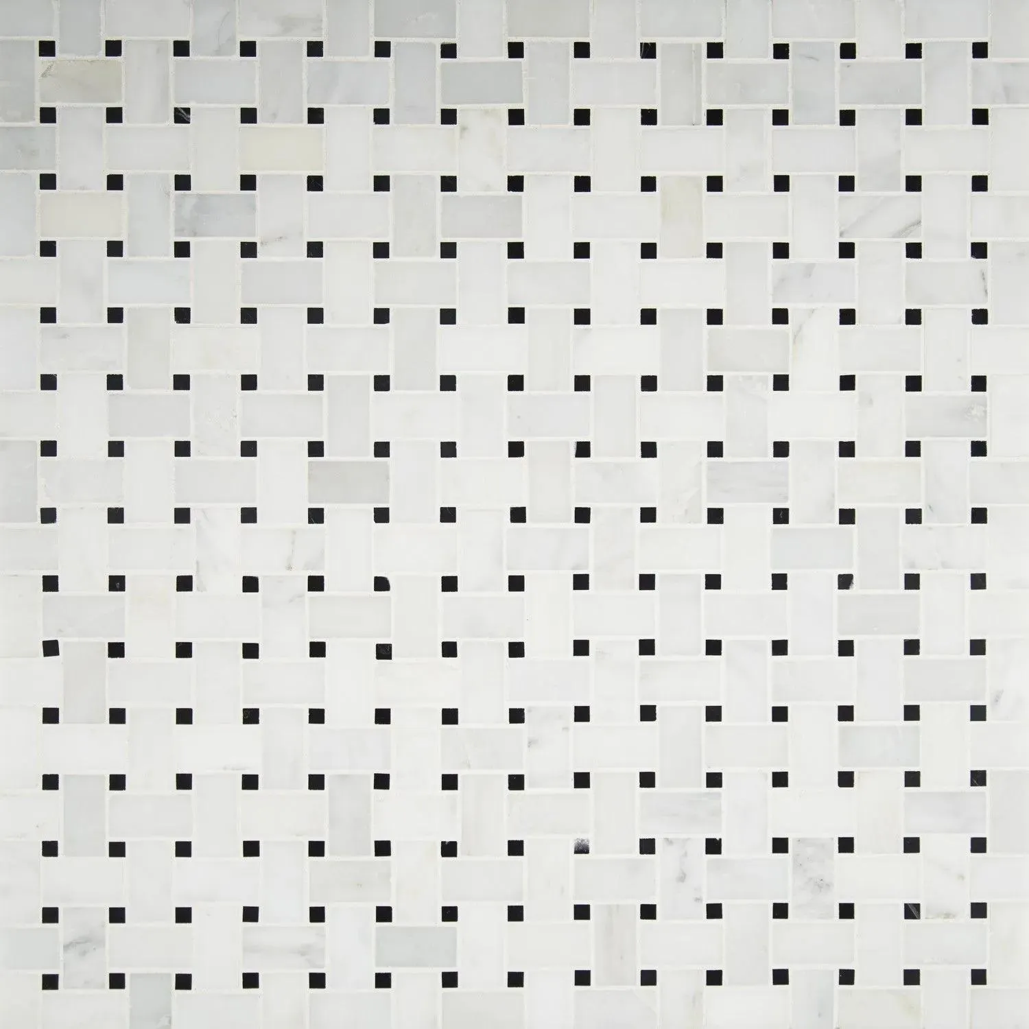 Arabescato Carrara White-Cool Honed 12" x 12" SMOT-ARA-BWP MSI Surfaces Rectangle Mosaic Tiles