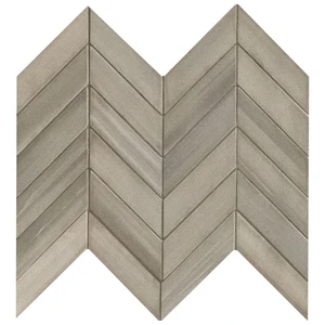  Water Color Water Color Gray-Light Matte 12" x 15" NWATGRICHE12X15 MSI Surfaces Rectangle Mosaic Tiles 