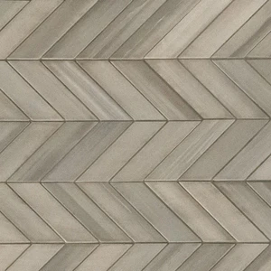 Image 2 of Water Color Gray-Light Matte 12" x 15" NWATGRICHE12X15 MSI Surfaces Rectangle Mosaic Tiles sold at Floors & Baths Pro's