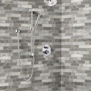 Image 2 of Tarvos Interlocking Gray-Dark Glossy 12" x 12" SMOT-GLSIL-TARVOS6MM MSI Surfaces Rectangle Mosaic Tiles sold at Floors & Baths Pro's