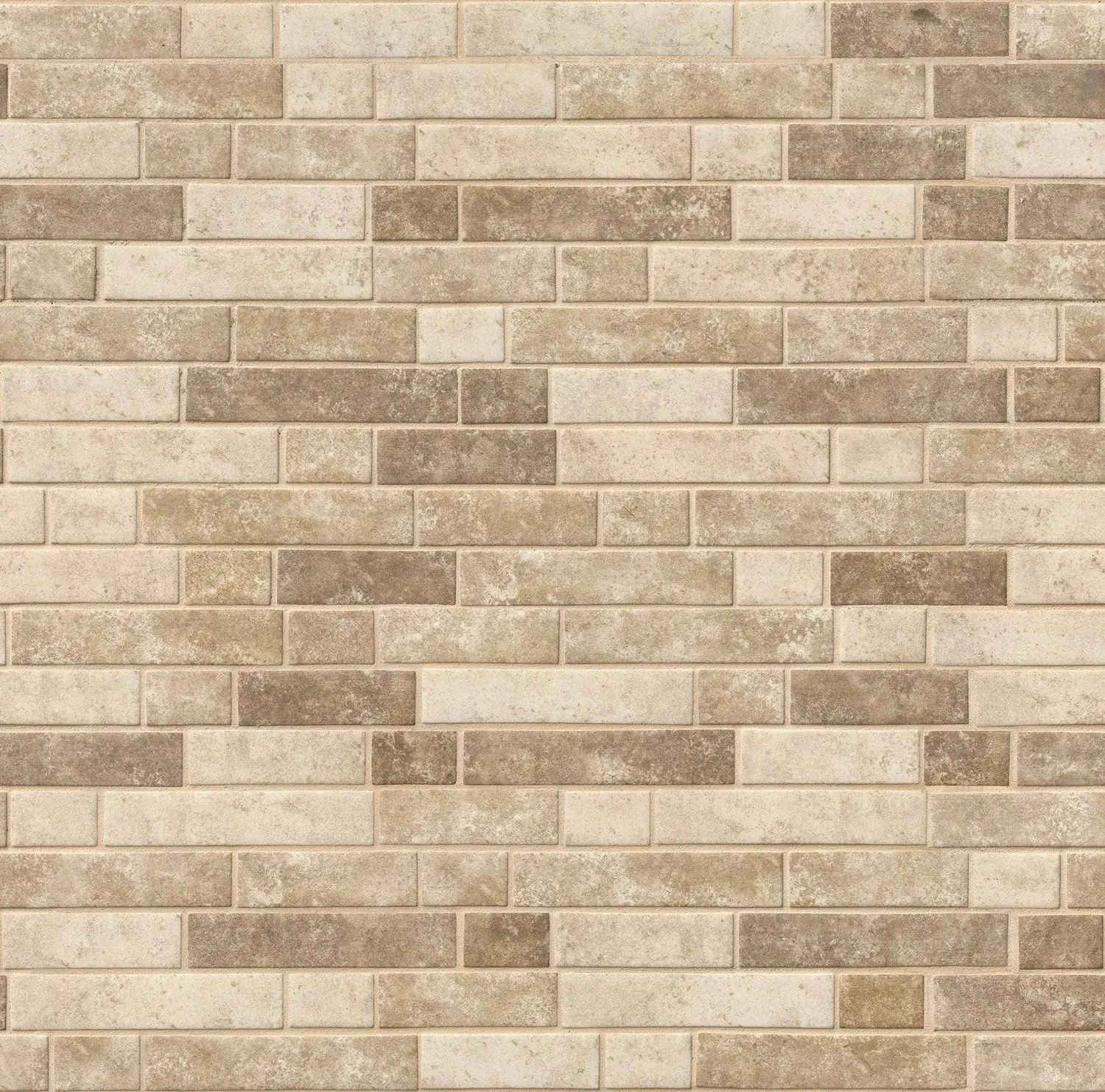 Sahara Sundown Beige Glossy 12" x 12" SMOT-GLSIL-SAND6MM MSI Surfaces Rectangle Mosaic Tiles