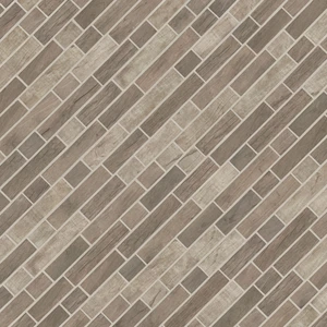 Image 3 of Driftwood Brown Matte 12" x 12" SMOT-GLSIL-DRIFT6MM MSI Surfaces Rectangle Mosaic Tiles sold at Floors & Baths Pro's