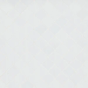 Image 2 of Whisper White-Cool Glossy 11" x 15-1/2" SMOT-PT-WW-ARABESQ MSI Surfaces Other Mosaic Tiles sold at Floors & Baths Pro's