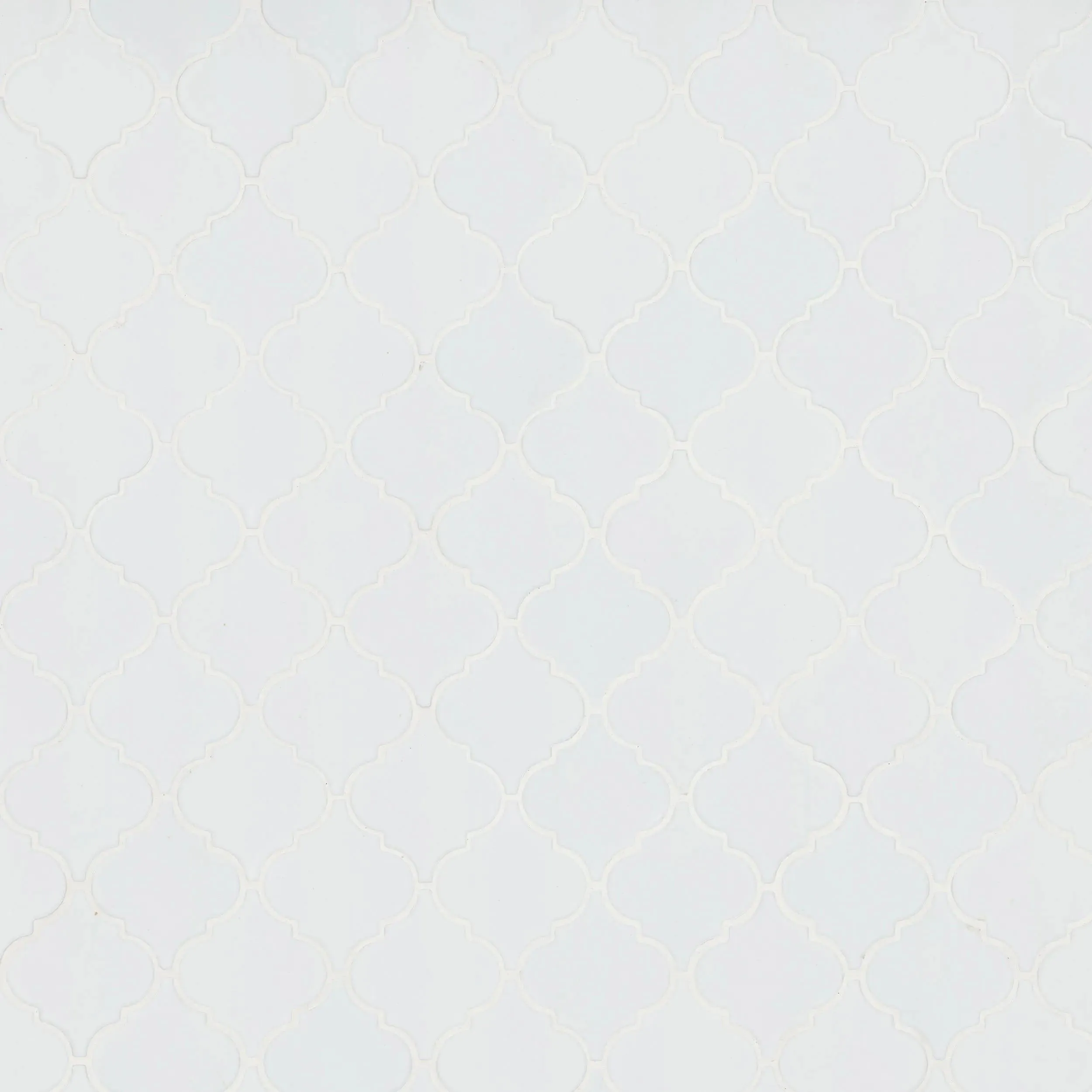 Whisper White-Cool Glossy 11" x 15-1/2" SMOT-PT-WW-ARABESQ MSI Surfaces Other Mosaic Tiles