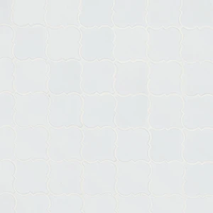 Image 3 of Whisper White-Cool Glossy 11" x 15-1/2" SMOT-PT-WW-ARABESQ MSI Surfaces Other Mosaic Tiles sold at Floors & Baths Pro's