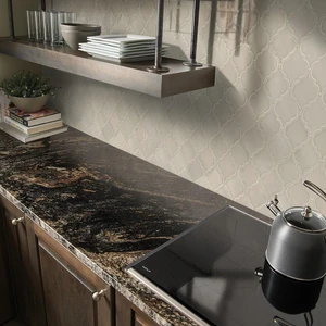Image 2 of Portico Pearl Beige Glossy 11" x 15-1/2" SMOT-PT-PORPEA-ARABESQ MSI Surfaces Other Mosaic Tiles sold at Floors & Baths Pro's