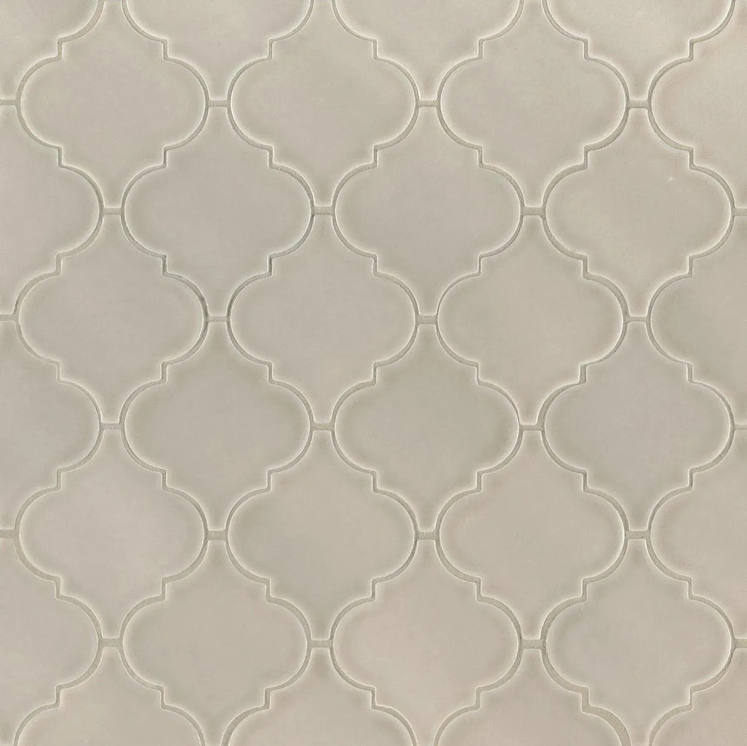 Portico Pearl Beige Glossy 11" x 15-1/2" SMOT-PT-PORPEA-ARABESQ MSI Surfaces Other Mosaic Tiles