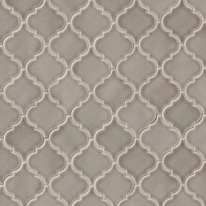 Image 4 of Dove Gray-Light Glossy 11" x 15-1/2" SMOT-PT-DG-ARABESQ MSI Surfaces Other Mosaic Tiles sold at Floors & Baths Pro's