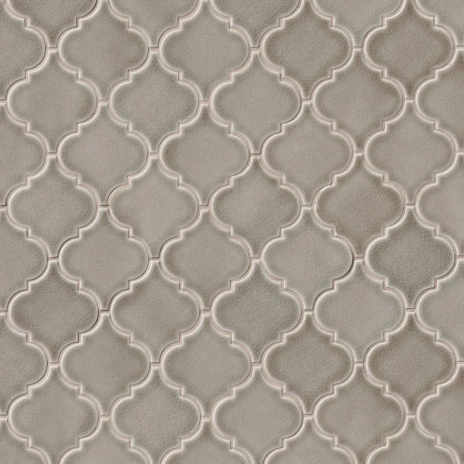 Dove Gray-Light Glossy 11" x 15-1/2" SMOT-PT-DG-ARABESQ MSI Surfaces Other Mosaic Tiles