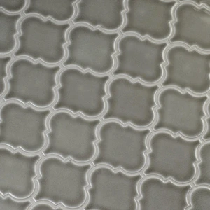 Image 5 of Dove Gray-Light Glossy 11" x 15-1/2" SMOT-PT-DG-ARABESQ MSI Surfaces Other Mosaic Tiles sold at Floors & Baths Pro's