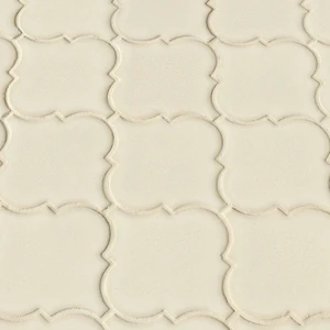 Image 5 of Antique Beige Glossy 11" x 15-1/2" SMOT-PT-AW-ARABESQ MSI Surfaces Rectangle Mosaic Tiles sold at Floors & Baths Pro's