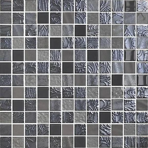 Image 2 of Mystic Glass Glossy Islande 12" x 12" MYISMON Centura Square Mosaic Tiles sold at Floors & Baths Pro's