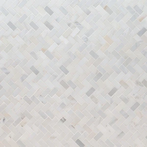 Image 3 of Arabescato Carrara White-Cool Honed 11-1/2" x 11-1/2" SMOT-ARA-HBH MSI Surfaces Rectangle Mosaic Tiles sold at Floors & Baths Pro's