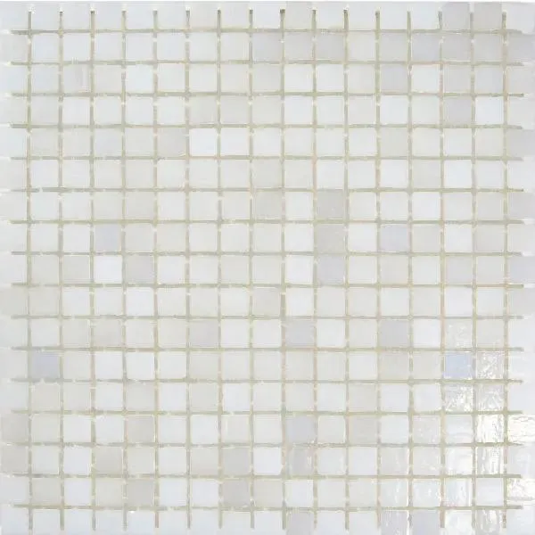 Symphony Ancien Ice Mist Glossy 12" x 12" SYANICEMIST Centura Square Mosaic Tiles