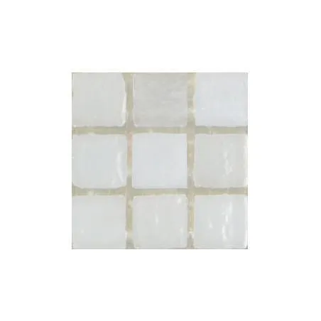 Image 2 of Symphony Ancien Ice Mist Glossy 12" x 12" SYANICEMIST Centura Square Mosaic Tiles sold at Floors & Baths Pro's