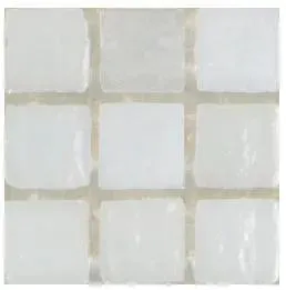 Symphony Ancien Ice Mist Glossy 12" x 12" SYANICEMIST Centura Square Mosaic Tiles