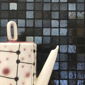 Image 3 of Symphony Ancien Oyster Glossy 12" x 12" SYANOYSTER Centura Square Mosaic Tiles sold at Floors & Baths Pro's