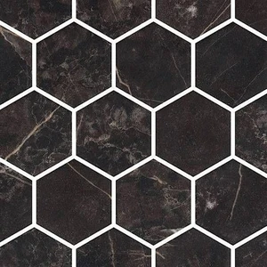 Image 2 of Hex XL Ecostone Coimbra Matte 12" x 12" ECHEXLCOIMBM Centura Hexagon Mosaic Tiles sold at Floors & Baths Pro's