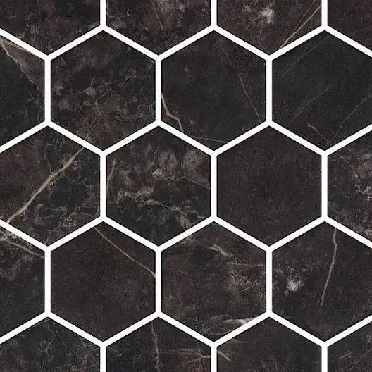 Hex XL Ecostone Coimbra Matte 12" x 12" ECHEXLCOIMBM Centura Hexagon Mosaic Tiles