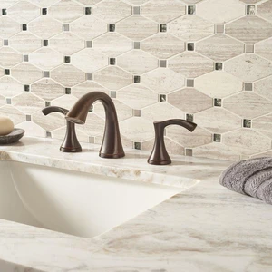 Image 2 of Weathered Dunes Gray-Light Multi Finish 12" x 13-1/2" SMOT-SGLSMT-BAYVIEW10MM MSI Surfaces Other Mosaic Tiles sold at Floors & Baths Pro's
