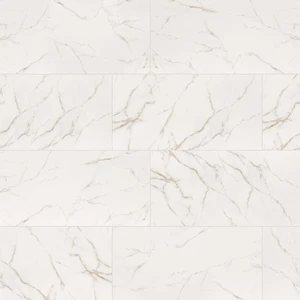 Image 2 of Kaya Calacatta Lucca Matte 3" x 3" NKAYCALLUC3X3 MSI Surfaces Square Mosaic Tiles sold at Floors & Baths Pro's