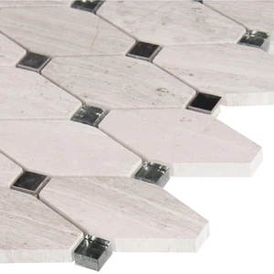 Image 3 of Weathered Dunes Gray-Light Multi Finish 12" x 13-1/2" SMOT-SGLSMT-BAYVIEW10MM MSI Surfaces Other Mosaic Tiles sold at Floors & Baths Pro's
