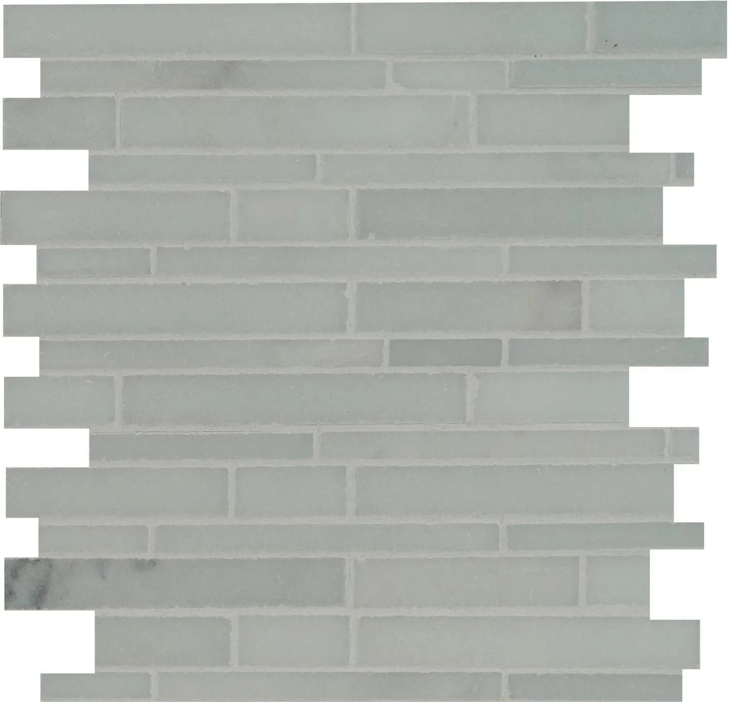 Winter Twilight White-Cool Polished 12" x 12" SMOT-GRE-ILP10MM MSI Surfaces Rectangle Mosaic Tiles