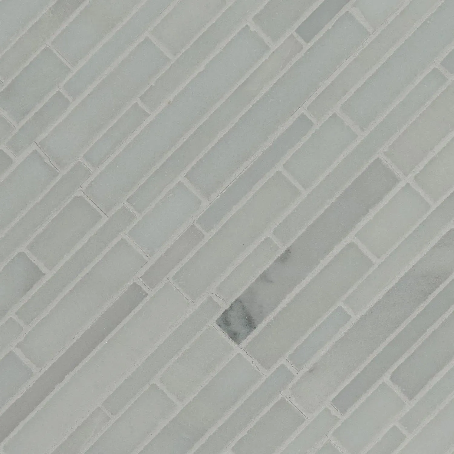 Winter Twilight White-Cool Polished 12" x 12" SMOT-GRE-ILP10MM MSI Surfaces Rectangle Mosaic Tiles