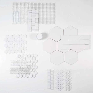 Image 2 of Pan dan Pure Matte 11-1/2" x 12" MINIFORMPURE Centura Mosaic Tiles sold at Floors & Baths Pro's
