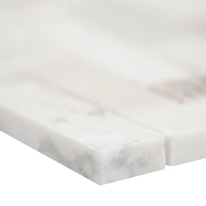 Image 5 of Angora Herringbone Beige Polished 12" x 12" SMOT-ANGORA-HBP MSI Surfaces Rectangle Mosaic Tiles sold at Floors & Baths Pro's