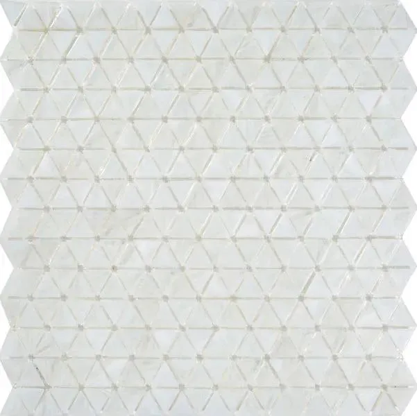 Symphony Trigonal Porcelain Glossy 12" x 12" SYTRPORC Centura Square Mosaic Tiles