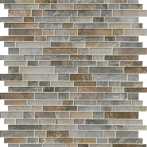 Image 4 of Taos Multicolor Glossy 11-1/2" x 13" SMOT-GLSIL-TAOS8MM MSI Surfaces Rectangle Mosaic Tiles sold at Floors & Baths Pro's