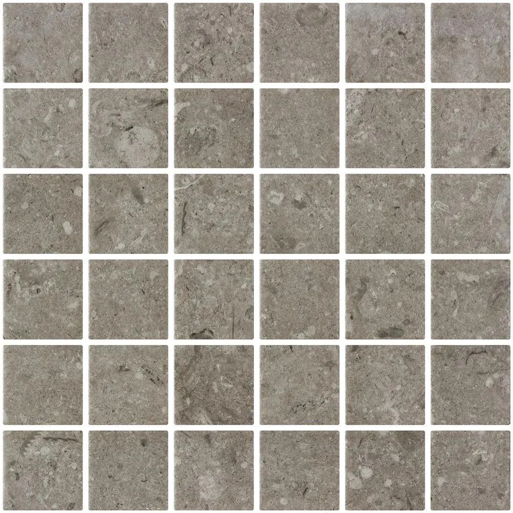 Penta Normatech Dark Taupe Matte 12" x 12" 2006177 Centura Square Mosaic Tiles
