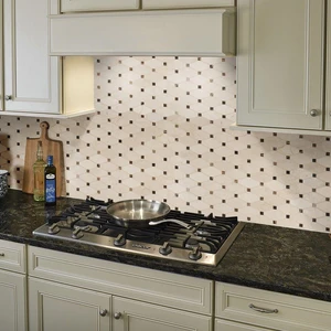 Image 2 of Hexagon Valencia Blend Beige Polished 12" x 13-1/2" SMOT-VALBLND-OCTEL10MM MSI Surfaces Hexagon Mosaic Tiles sold at Floors & Baths Pro's