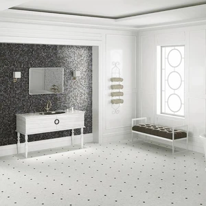 Image 3 of Boreal Draco 12" x 12" 2003817 Centura Square Mosaic Tiles sold at Floors & Baths Pro's