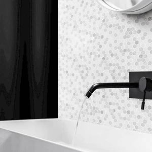 Image 4 of Boreal Draco 12" x 12" 2003817 Centura Square Mosaic Tiles sold at Floors & Baths Pro's