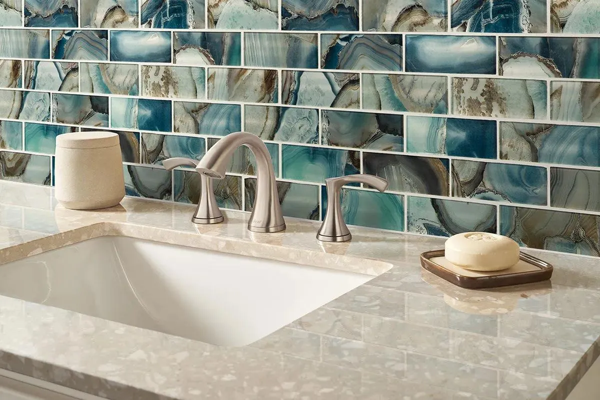 Night Sky 11-13/16" x 11-13/16" SMOT-GLSST-NIGSKY8MM MSI Surfaces Rectangle Mosaic Tiles