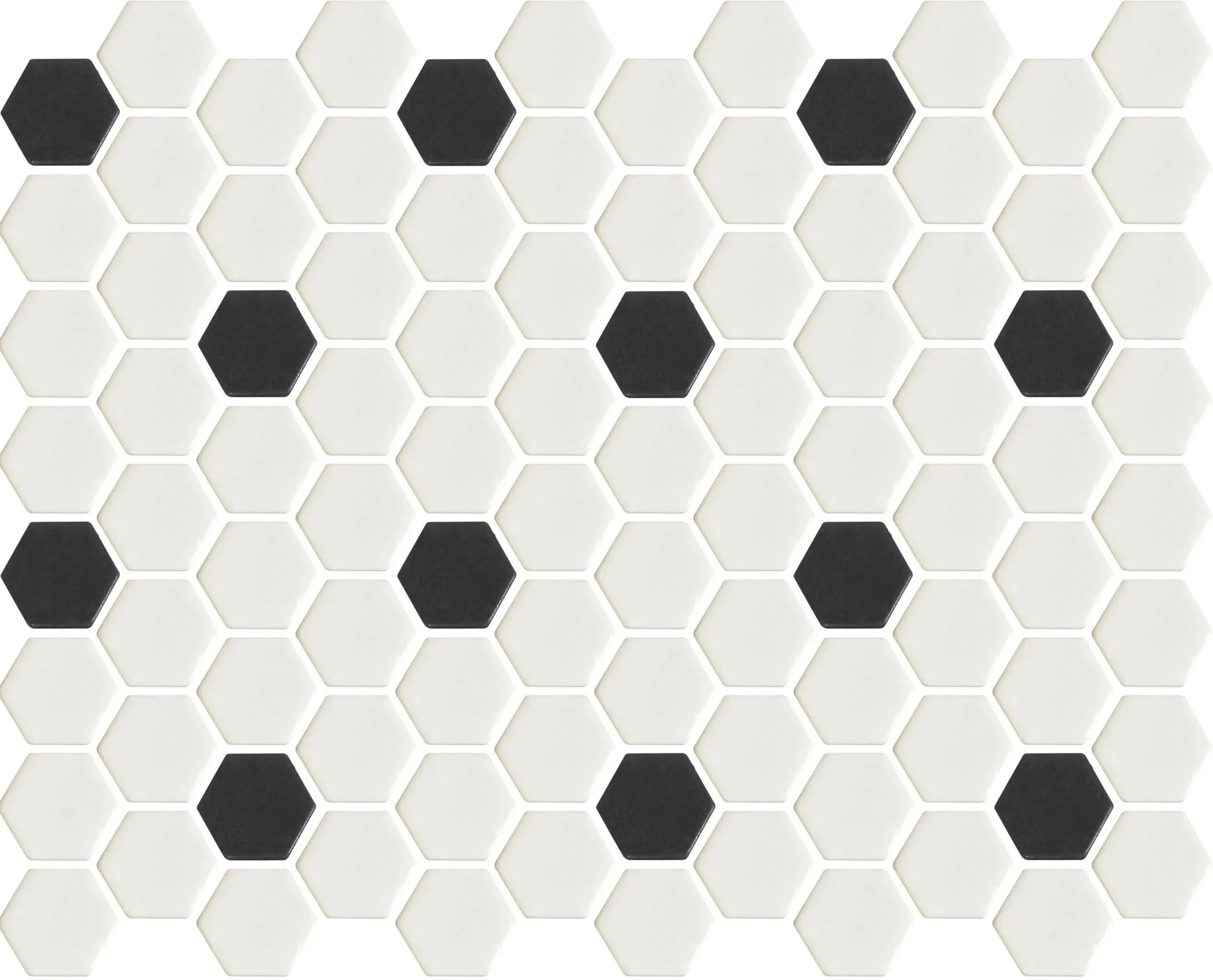 Geo Pattern Hex Pattern Custom 1 Matte 10" x 12" GE2000027 Centura Hexagon Mosaic Tiles